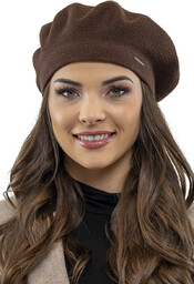Vivisence 7005 Brązowy Uni Nakrycie Głowy Beret