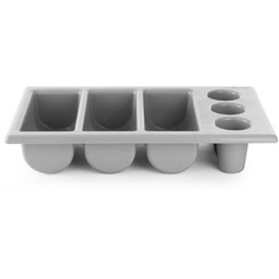 Pojemnik na sztućce GN 1/1 6 częściowy szary