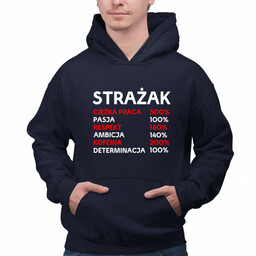 STRAŻAK - Ciężka praca - męska bluza