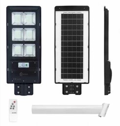 Lampa Solarna Uliczna Latarnia 240W + Pilot Uchwyt