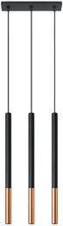 Lampa wisząca MOZAICA 3L czarny/miedź SL.0889 - Sollux