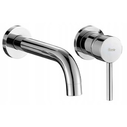 Bateria Podtynkowa Rea Lungo Chrom Połysk Umywalkowa Ścienna