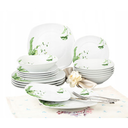Serwis Obiadowy Zestaw Talerzy Na 12 Osób Komplet