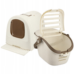 Zestaw Kuweta dla kota + transporter Curver Pet