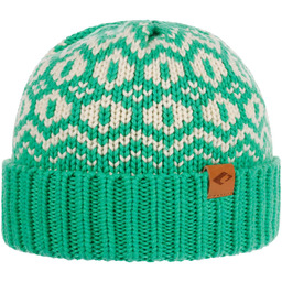 Czapka z Mankietem Twotone Solea by Chillouts, zielony,