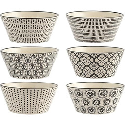 6 misek vhera z różnych wyrobów kamionkowych cc480