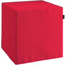 Pokrowiec na puf kostkę, czerwony, kostka 40 x