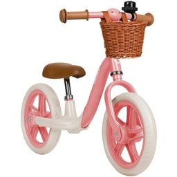 LIONELO Rowerek biegowy Alex Plus Różowy Mini pompka