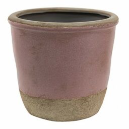 Ceramiczna Osłonka Na Doniczkę Prowansalska Różowa L Clayre
