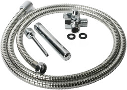 Zestaw do irygacji prysznicowej - aluminiowy (srebrny)