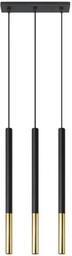 Lampa wisząca MOZAICA 3L czarny/złoto SL.0892 - Sollux