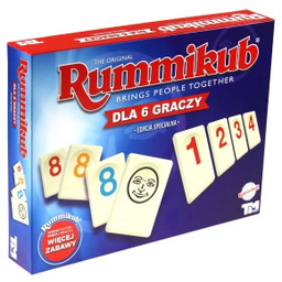 Rummikub XP Edycja dla 6 graczy Gra karciana