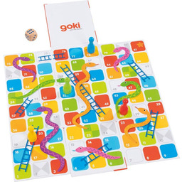 Gra planszowa dla dzieci Węże i drabiny XXL