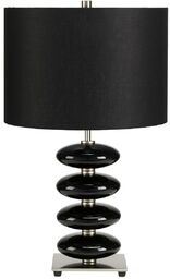 Onyx lampka stołowa ONYX-TL-BLK - Elstead Lighting
