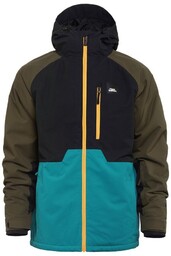 kurtka zimowa męska HORSEFEATHERS CROWN JACKET Dark Olive/Tile