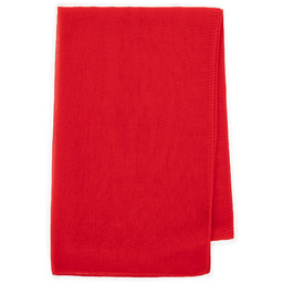 Damski szal plisowany czerwony