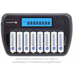 everActive Ładowarka akumulatorowa NC-800 do 8 akumulatorków Aa/aaa