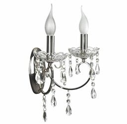 Lumes Kinkiet dwuramienny w stylu glamour - K156-Ekson