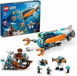 LEGO 60379 City Łódź podwodna badacza dna morskiego,