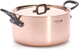 DE BUYER 6466.16 garnek do gotowania z pokrywką,