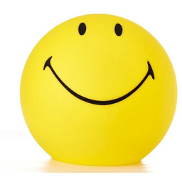 Lampa Podłogowe Mr Maria, Smiley, ściemnialny, żółty, pokój