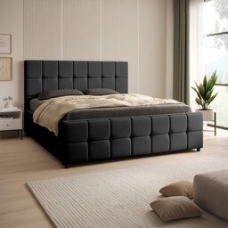 Łóżko tapicerowane z pojemnikiem MEDIOLAN (SFG015P) 180x200 Welur