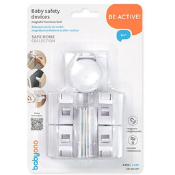 BabyOno Zabezpieczenie do mebli Blokada magnetyczna szafek