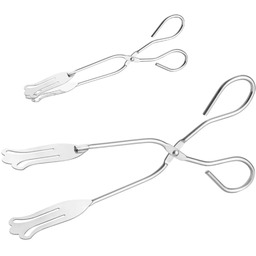 Szczypce kuchenne cukiernicze stalowe do nakładania dł. 220mm