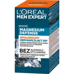 Loreal Men Expert Hipoalergiczny Krem nawilżający 24H* Magnesium