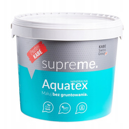 Farba krzemianowa oddychająca Kabe Aquatex 3l biała mat