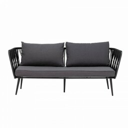 Bloomingville PAVONE Sofa Ogrodowa / Czarna
