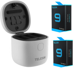 Wodoodporna ładowarka trójkanałowa Allin box Telesin dla GoPro