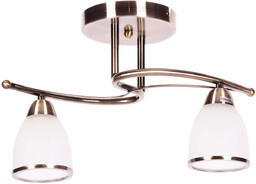 Kaja Klasyczna lampa sufitowa Samira K-JSL-8090/2 AB patyna