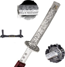 GRAWEROWANA KATANA JAPOŃSKA MASAMUNE ODA MIECZ SAMURAJSKI 178