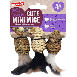Rosewood Jolly Moggy Wild kocimiętka Zabawka Mini Myszki