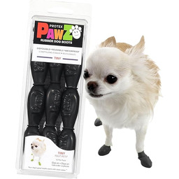 Pawz LLC Ochronne Buty dla Psów Black Edition,