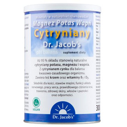 Dr. Jacob''s Magnez Potas Wapń Cytryniany, 300 g