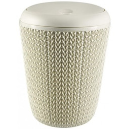 CURVER Kosz na śmieci 235057 Knit 7L Kremowy