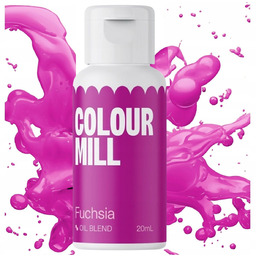 Barwnik olejowy do mas tłustych kremów czekolady różowy