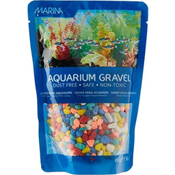 Marina Dekoracyjny żwir do akwarium, 450 g, tęcza