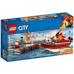 Klocki LEGO City 60213 - Pożar w dokach