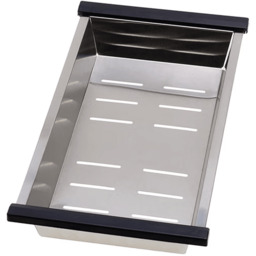 Primagran wkładka ociekowa Workstation 380 Stal szczotkowana