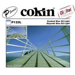 Cokin P123L Filtr połówkowy niebieski z twardym przejściem