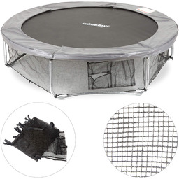 Relaxdays Unisex  młodzieżowa rama trampoliny ogrodowej, siatka