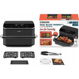 Frytkownica beztłuszczowa Cosori TwinFry 6w1 10l Dual Blaze
