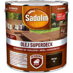 Olej do tarasów i mebli ogrodowych Superdeck Wenge
