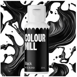 BARWNIK OLEJOWY DO MAS TŁUSTYCH KREMÓW CZEKOLADY CZARNY