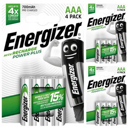 Akumulatorki Energizer R03 Aaa NiMH 700mAh PowerPlus \