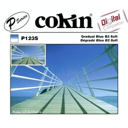 Cokin P123S Filtr połówkowy niebieski z miękkim przejściem