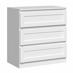 Elior Biała minimalistyczna komoda z szufladami - Clarity